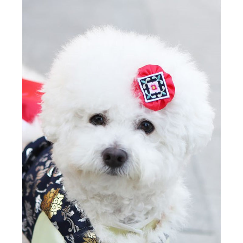 ITSDOG - Pet Female Hanbok Dumpling Hairpin