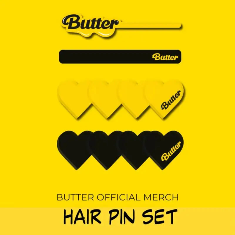 BTS - BUTTER - Hair Pin Set - BTS - Accessories - Harumio
