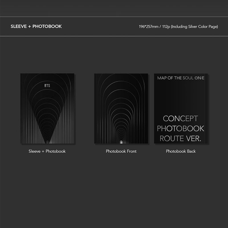 BTS - Map Of The Soul ON:E Concept Photobook Route Ver.