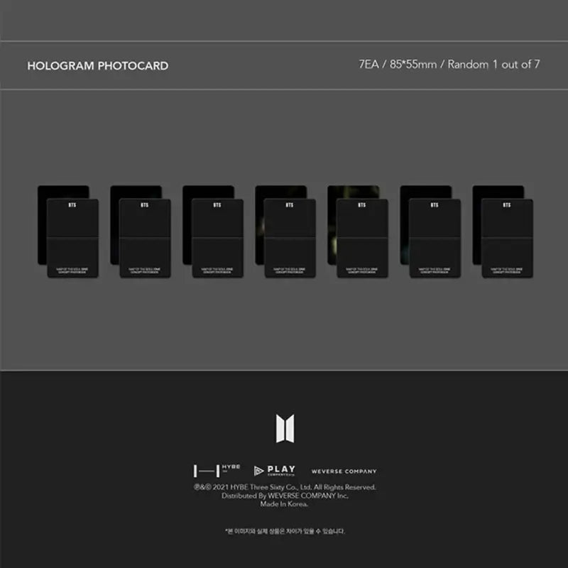 BTS - Map Of The Soul ON:E Concept Photobook Special Set - BTS - Photobook - Harumio