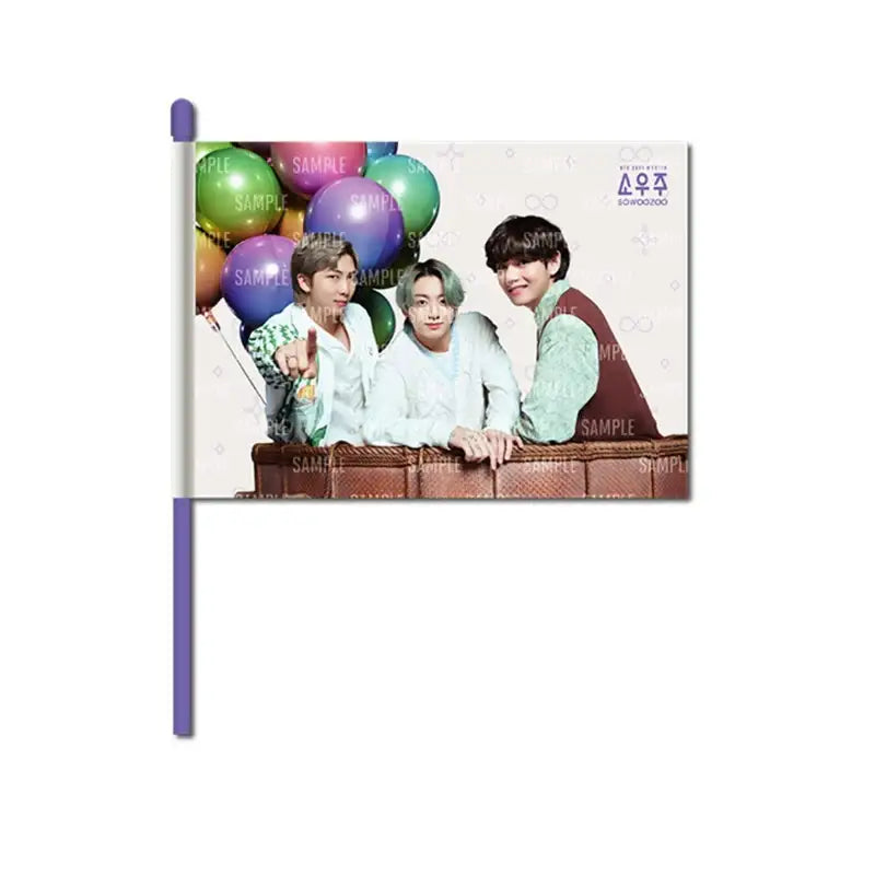 BTS - SOWOOZOO - Image Flag - BTS - Accessories, Toys - Harumio
