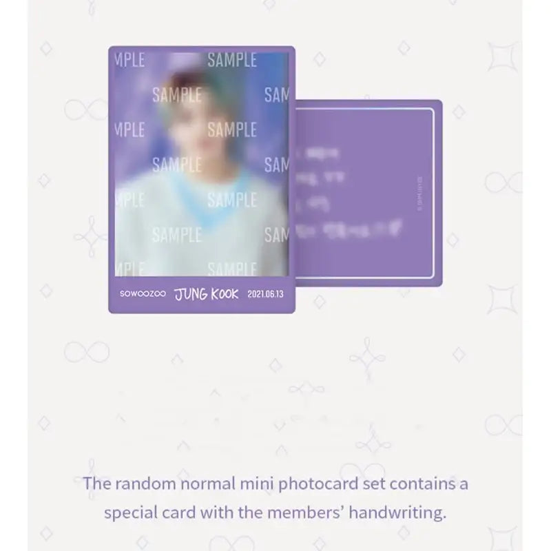 BTS - SOWOOZOO - Mini Photo Card Set - BTS - Accessories - Harumio