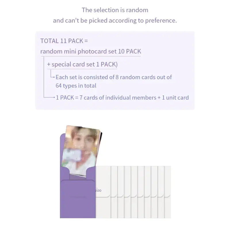 BTS - SOWOOZOO - Mini Photo Card Set - BTS - Accessories - Harumio