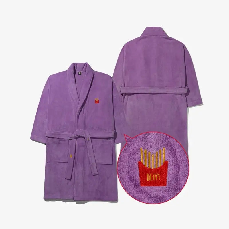 BTS x McD - Logo Robe - BTS - Clothing - Harumio