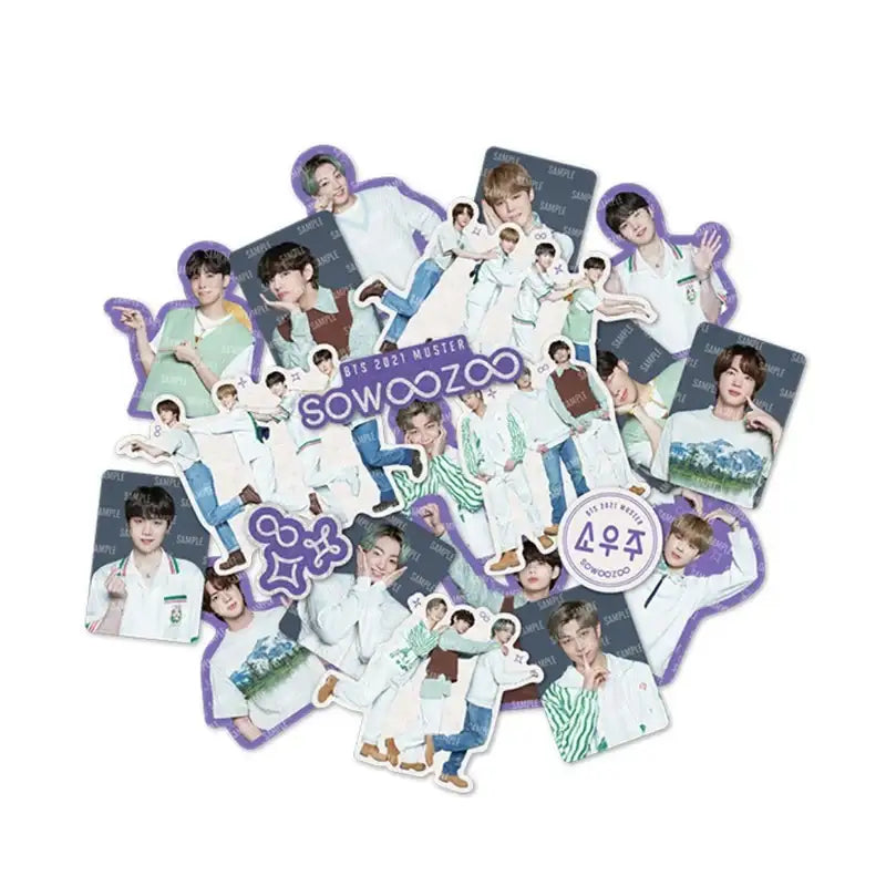 BTS - SOWOOZOO - Sticker Pack - BTS - Accessories - Harumio