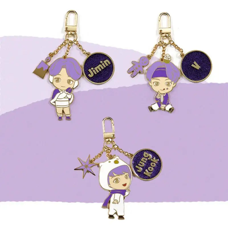 BTS - TinyTAN - HOLIDAY Keyring - BTS - Keyring - Harumio