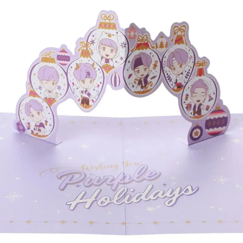 BTS - TinyTAN - Holiday Popup Card - BTS - Accessories - Harumio