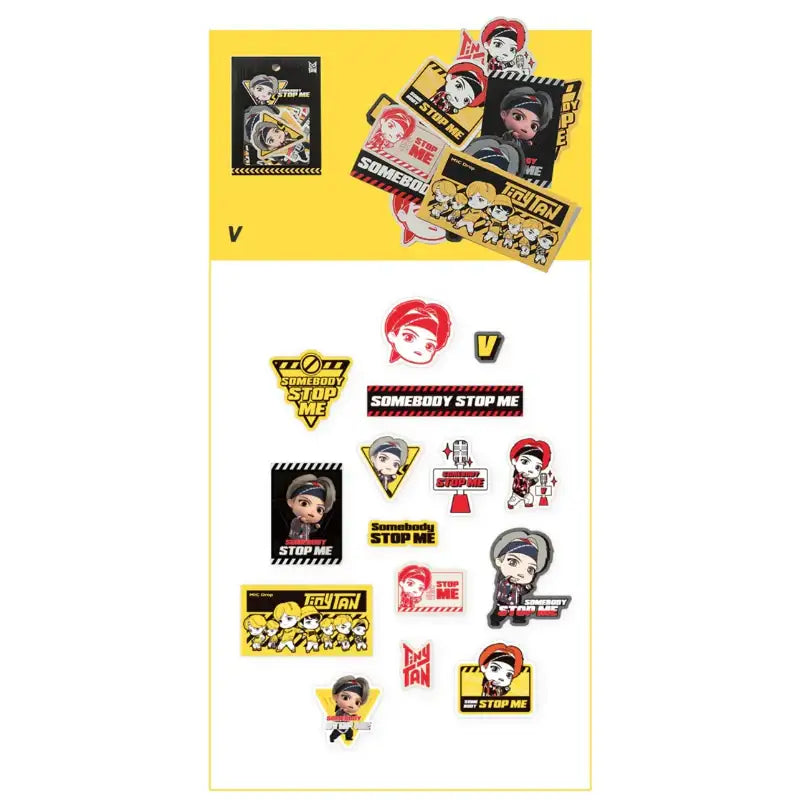 BTS - TinyTAN - Big Sticker - BTS - Accessories - Harumio