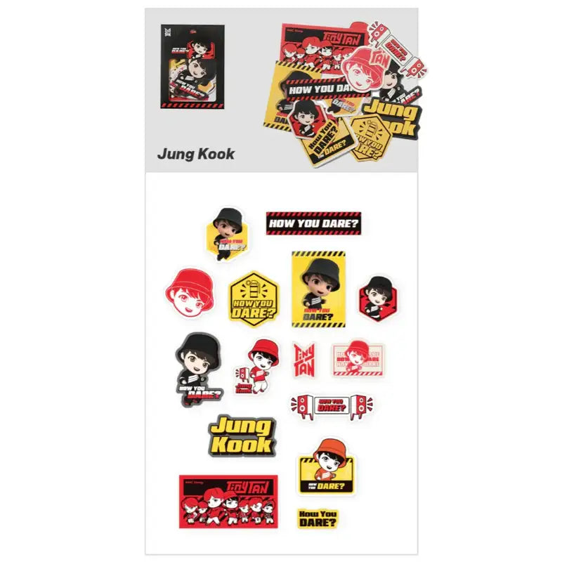 BTS - TinyTAN - Big Sticker - BTS - Accessories - Harumio