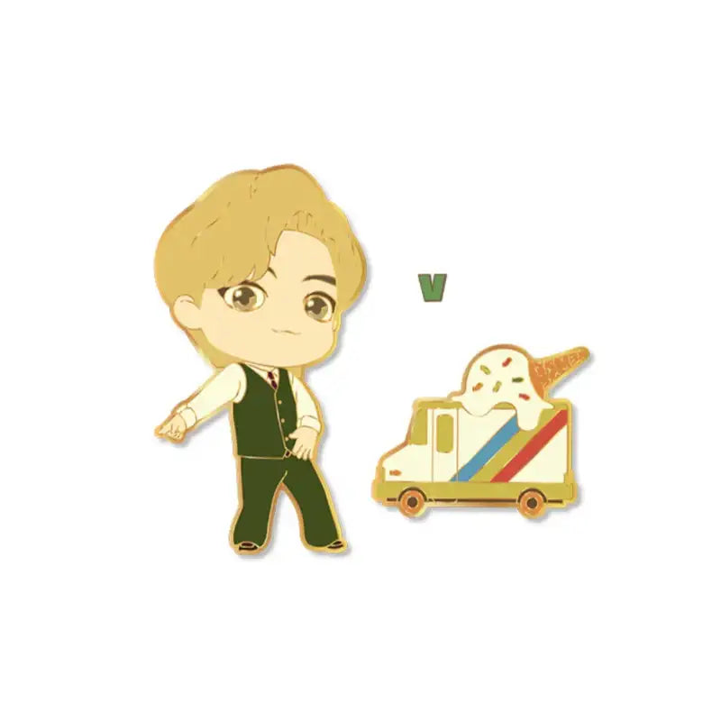 BTS - TinyTAN - Badge - BTS - Accessories - Harumio