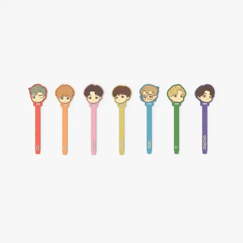 BTS - TinyTAN - Cable Tie Set - BTS - Accessories - Harumio