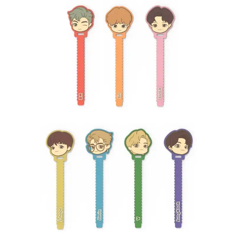 BTS - TinyTAN - Cable Tie Set - BTS - Accessories - Harumio
