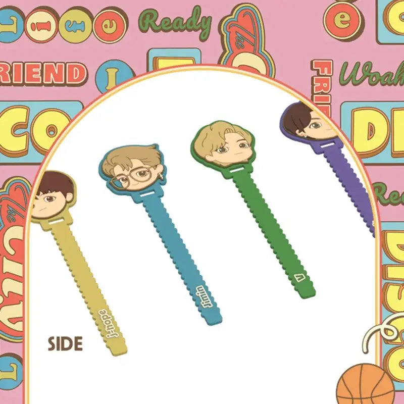 BTS - TinyTAN - Cable Tie Set - BTS - Accessories - Harumio