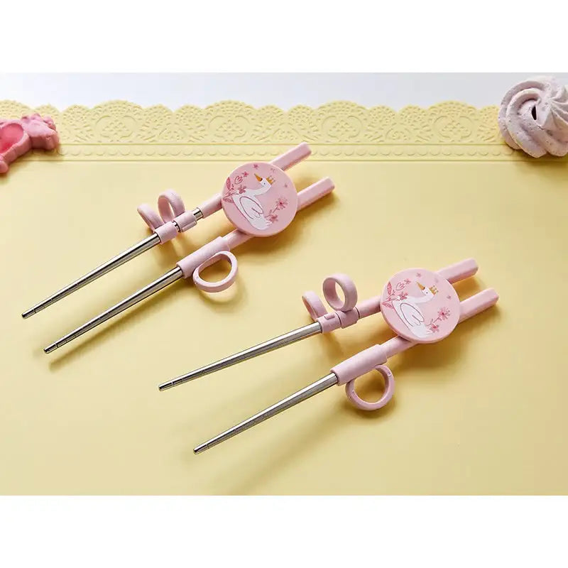 Korean Swan Lake - Correction Chopsticks 2P Set - Modern House - Chopsticks - Harumio