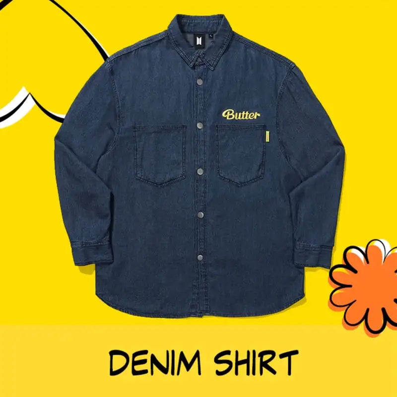 BTS - BUTTER - Denim Shirt - BTS - Clothing - Harumio