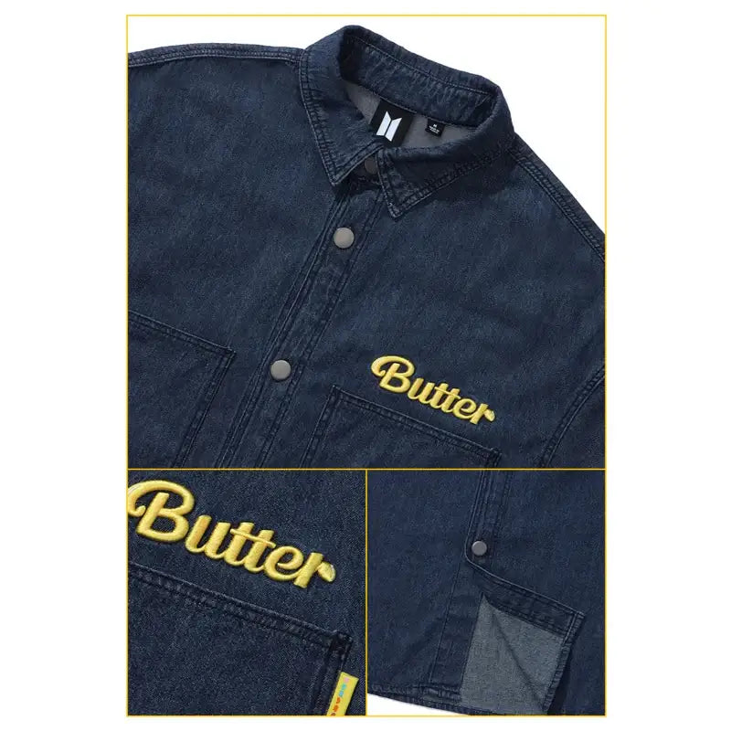 BTS - BUTTER - Denim Shirt - BTS - Clothing - Harumio