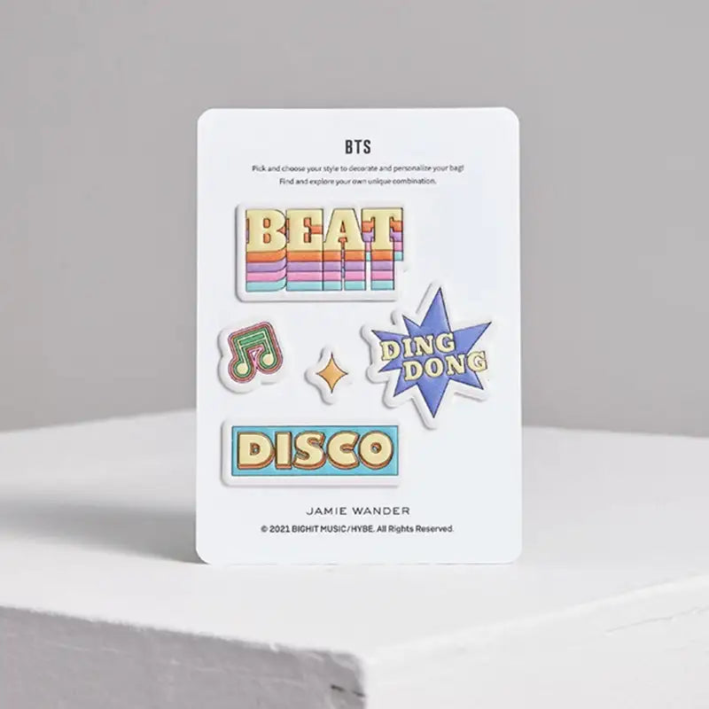 BTS x Jamie Wander - Dynamite - Beat Sticker - BTS - Accessories, Stationery - Harumio
