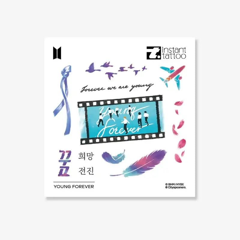 BTS x instant tattoo - Young Forever - BTS - Accessories - Harumio