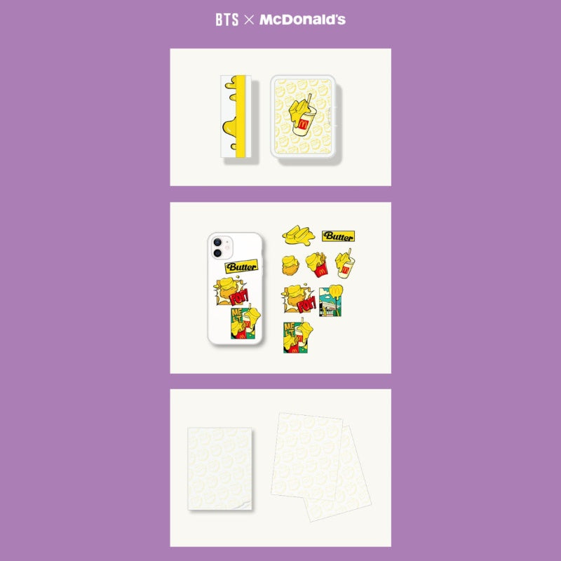 BTS x McD - Melting Mini Stationery Set
