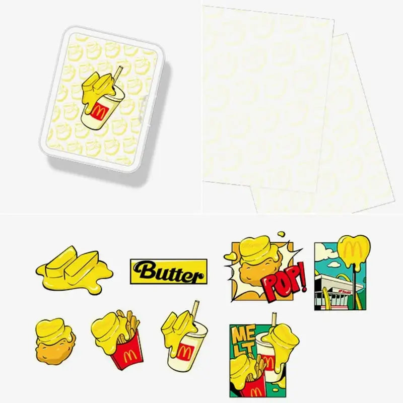 BTS x McD - Melting Mini Stationery Set - BTS - Pouch - Harumio