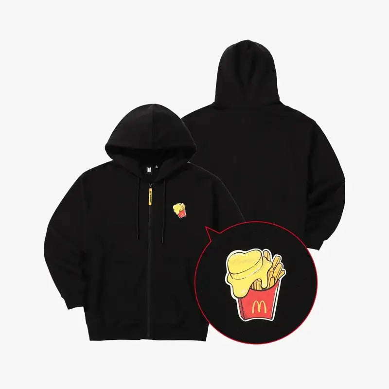 BTS x McD - Melting Zip Hoodie - BTS - Clothing - Harumio