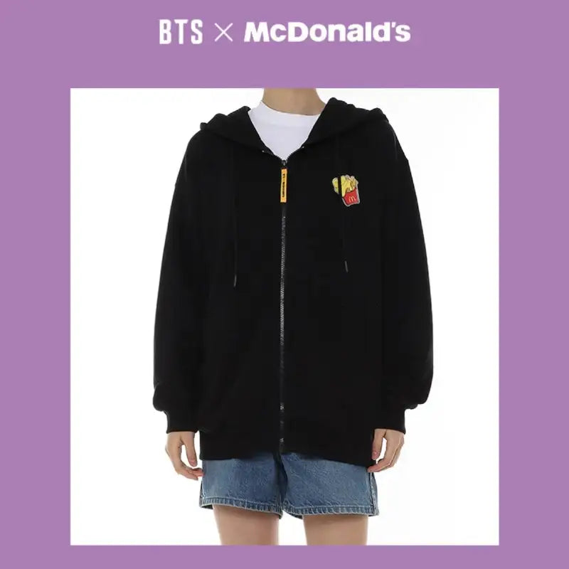 BTS x McD - Melting Zip Hoodie - BTS - Clothing - Harumio