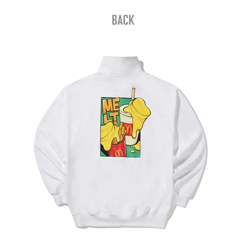 BTS×McD MELTING ZIP SWEAT スウェット　Mサイズ BTS×McD MELTING ZIP SWEAT スウェットMサイズ
