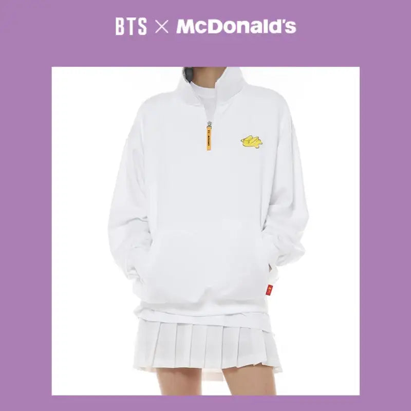 BTS x McD - Melting Zip Sweatshirt - BTS - Clothing - Harumio