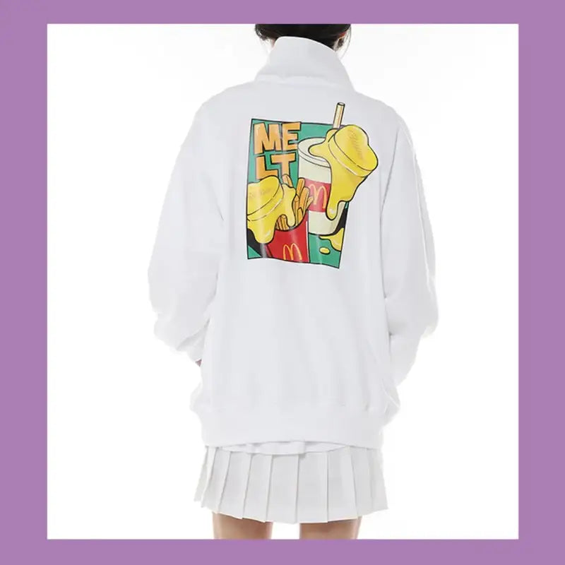 BTS x McD - Melting Zip Sweatshirt - BTS - Clothing - Harumio