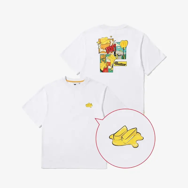 BTS x McD - Melting Short Sleeve T-Shirt - BTS - Clothing - Harumio