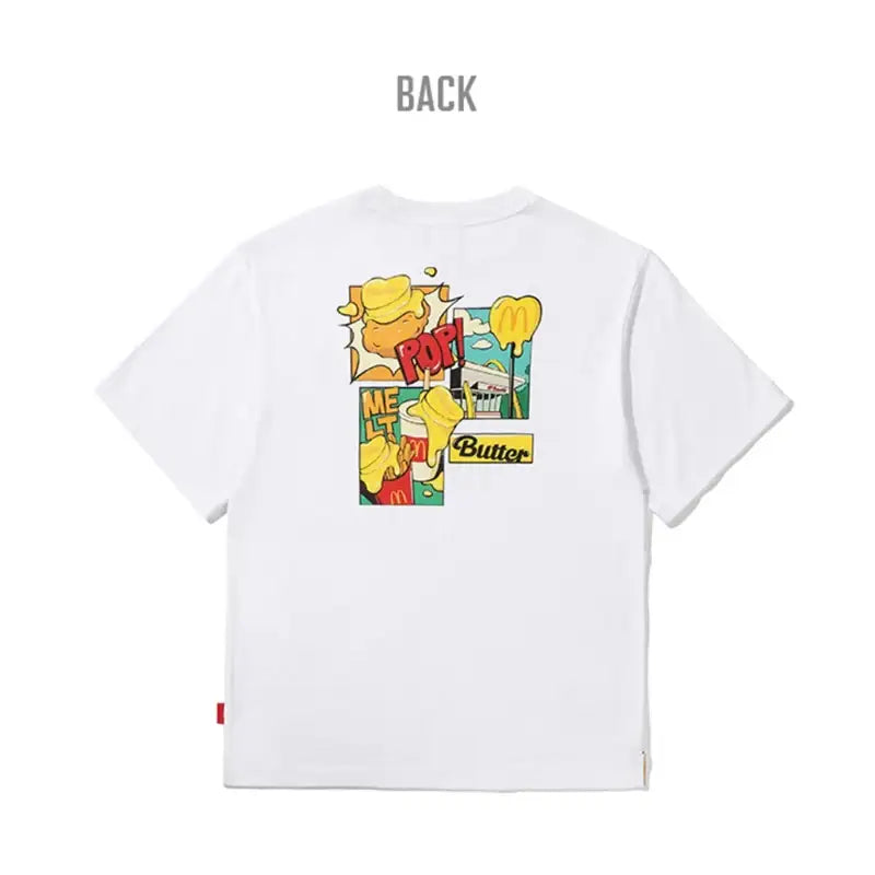 BTS x McD - Melting Short Sleeve T-Shirt - BTS - Clothing - Harumio