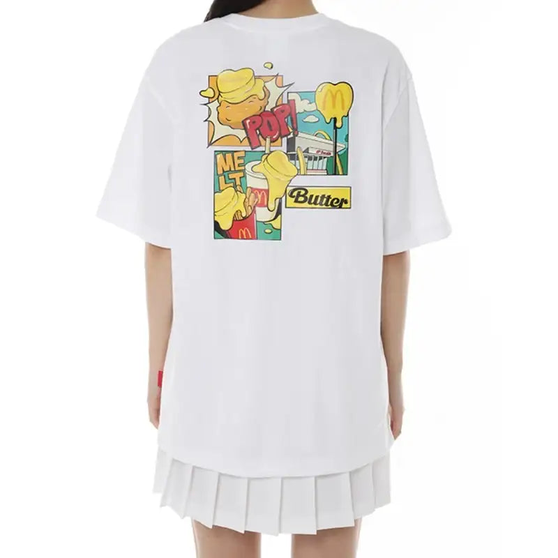 BTS x McD - Melting Short Sleeve T-Shirt - BTS - Clothing - Harumio