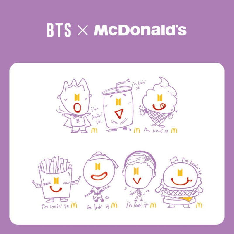 BTS x McD - Saucy Stationery Set