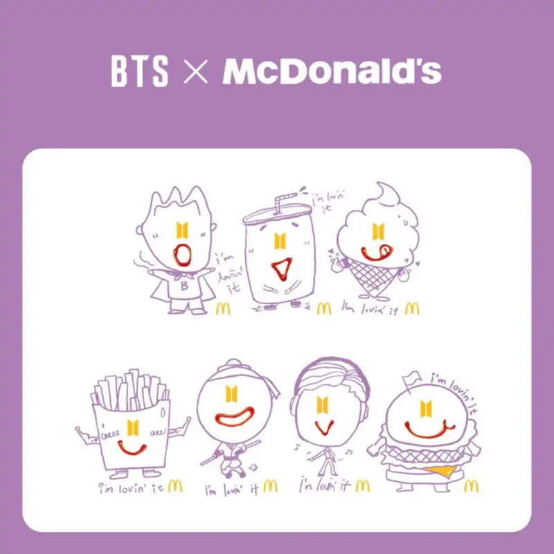 BTS x McD - Saucy Short Sleeve T-Shirt - BTS - Clothing - Harumio