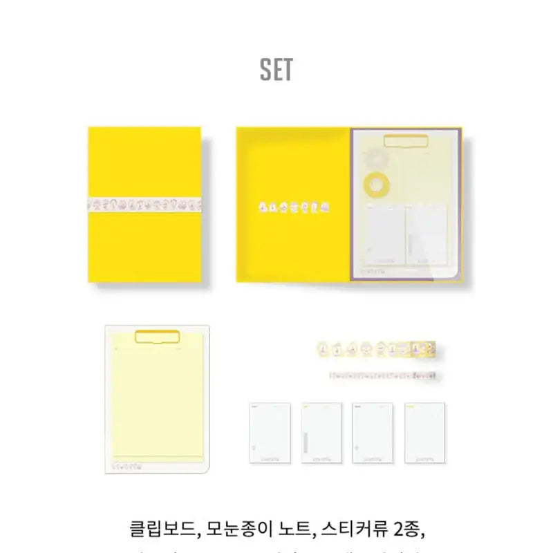 BTS x McD - Saucy Stationery Set - BTS - Accessories, Stationery - Harumio