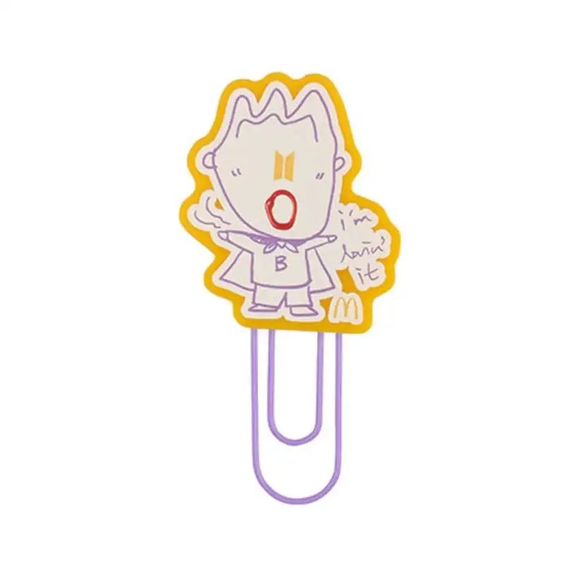 BTS x McD - Saucy Book Clip Set - BTS - Accessories, Stationery - Harumio