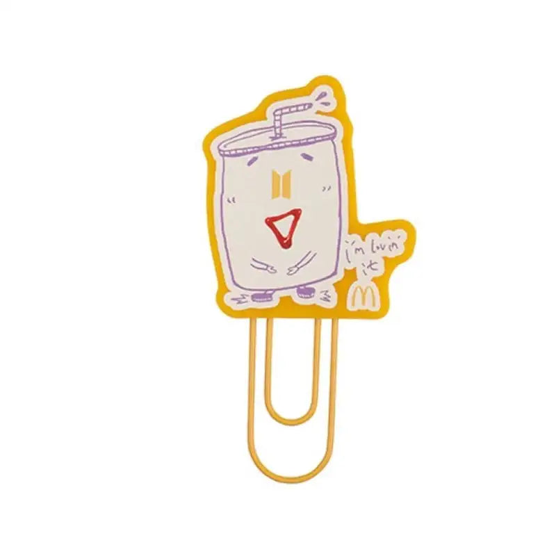 BTS x McD - Saucy Book Clip Set - BTS - Accessories, Stationery - Harumio
