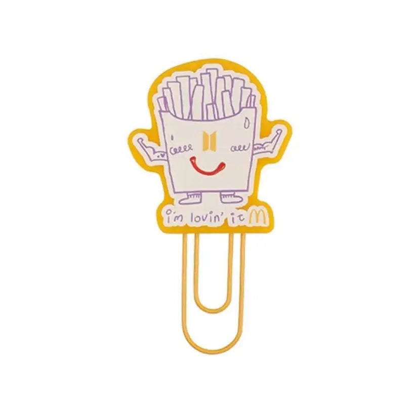 BTS x McD - Saucy Book Clip Set - BTS - Accessories, Stationery - Harumio