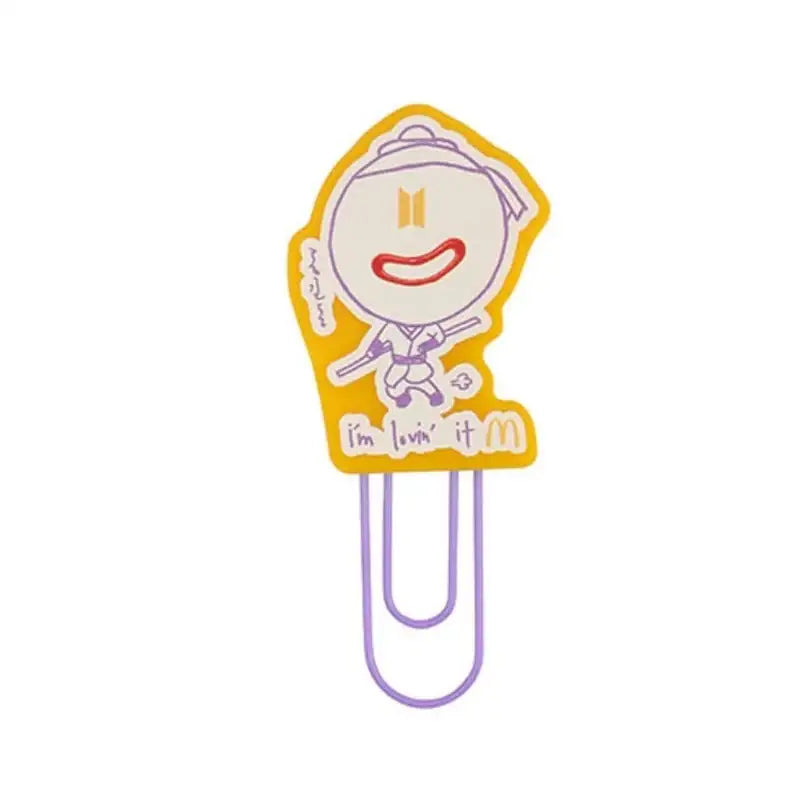 BTS x McD - Saucy Book Clip Set - BTS - Accessories, Stationery - Harumio