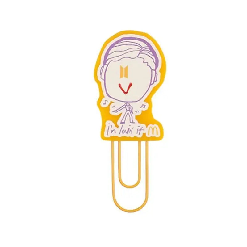 BTS x McD - Saucy Book Clip Set - BTS - Accessories, Stationery - Harumio