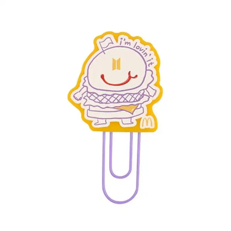 BTS x McD - Saucy Book Clip Set - BTS - Accessories, Stationery - Harumio