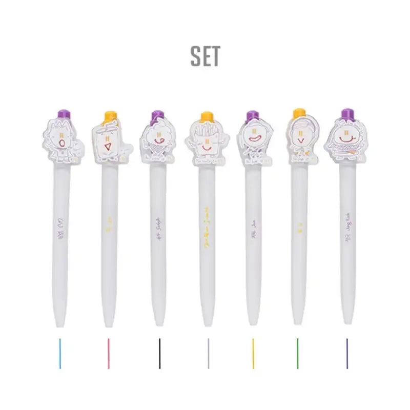 BTS x McD - Saucy Pen Set - BTS - Accessories, Stationery - Harumio