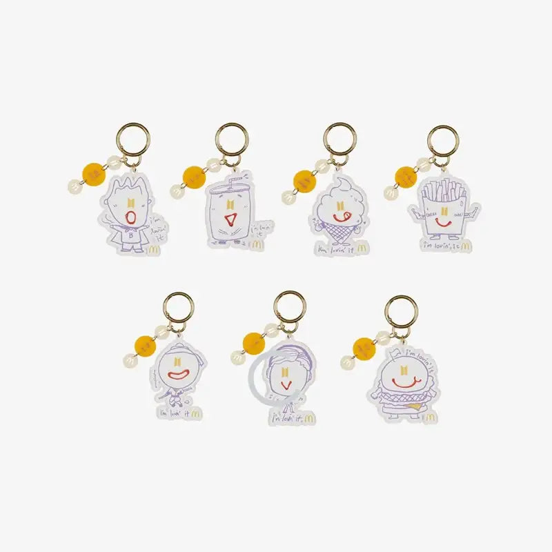 BTS x McD - Saucy Magnet Acrylic Keyring - BTS - Accessories, Stationery - Harumio