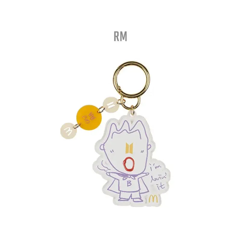 BTS x McD - Saucy Magnet Acrylic Keyring - BTS - Accessories, Stationery - Harumio