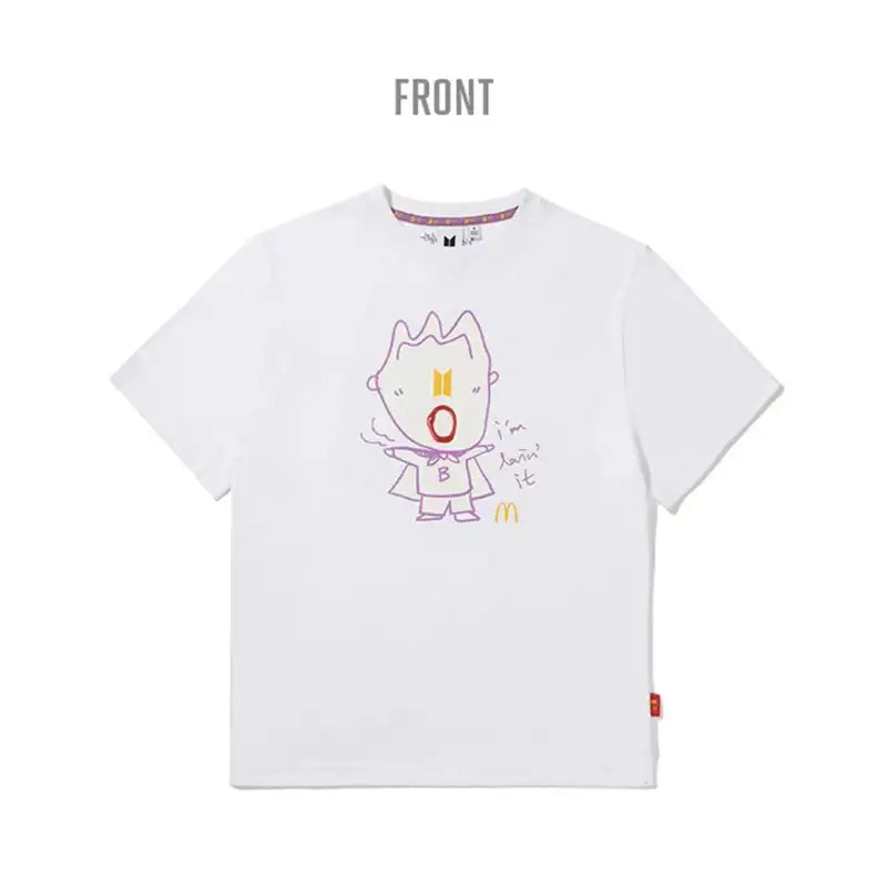 BTS x McD - Saucy Short Sleeve T-Shirt - BTS - Clothing - Harumio