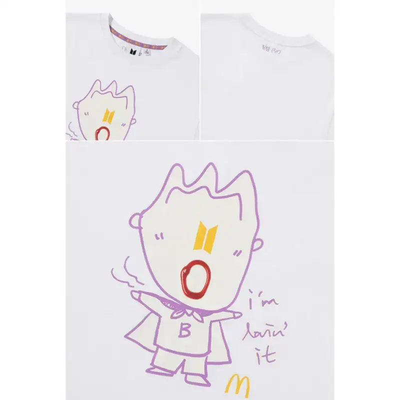 BTS x McD - Saucy Short Sleeve T-Shirt - BTS - Clothing - Harumio