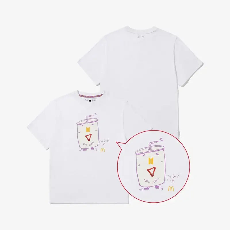 BTS x McD - Saucy Short Sleeve T-Shirt - BTS - Clothing - Harumio
