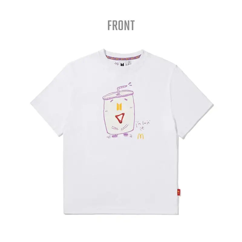 BTS x McD - Saucy Short Sleeve T-Shirt - BTS - Clothing - Harumio