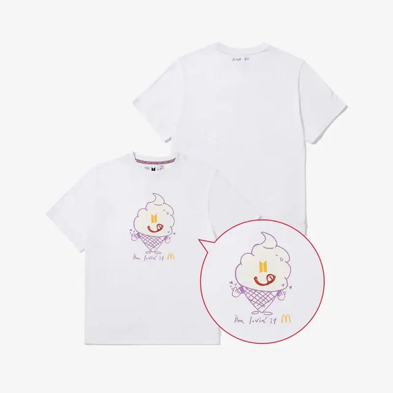 BTS x McD - Saucy Short Sleeve T-Shirt - BTS - Clothing - Harumio