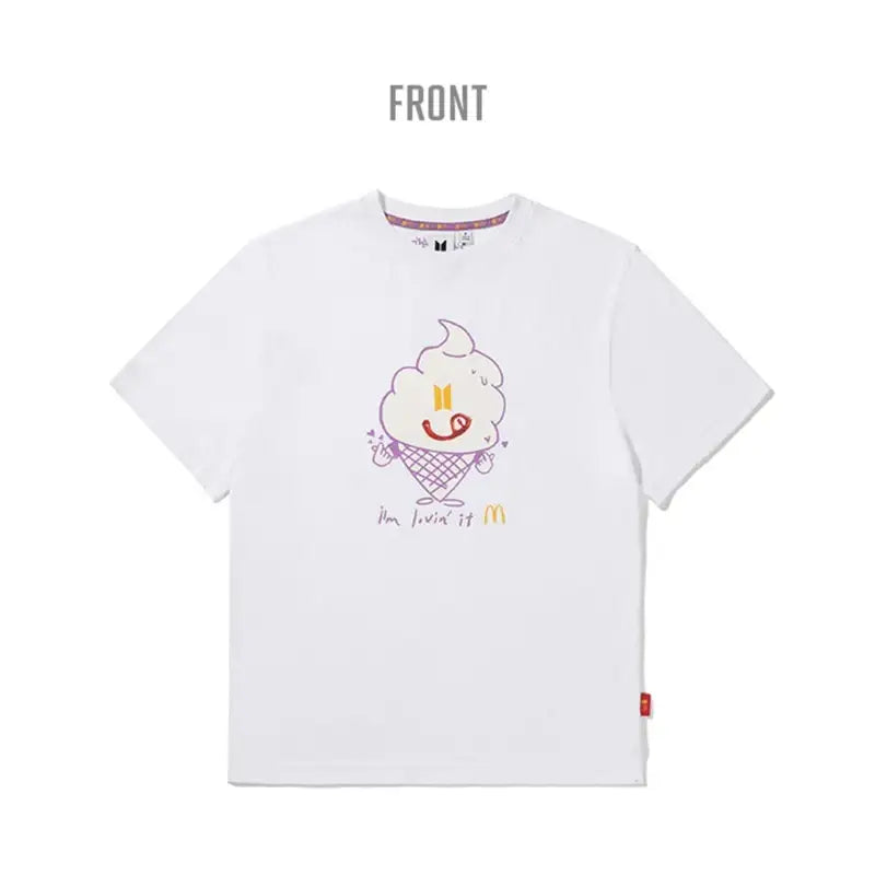 BTS x McD - Saucy Short Sleeve T-Shirt - BTS - Clothing - Harumio